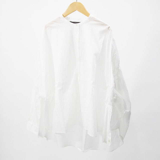 mizuiro ind　ミズイロインド　バックギャザーワイドシャツ　1-238975-5