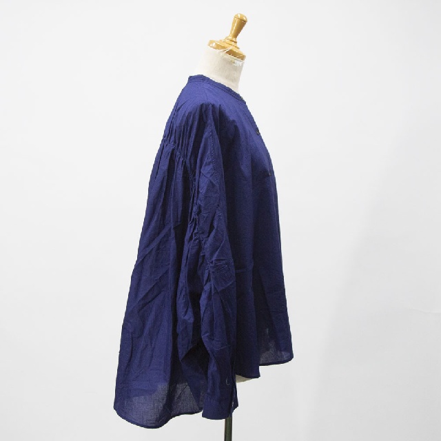 mizuiro ind　ミズイロインド　バックギャザーワイドシャツ　1-238975-9