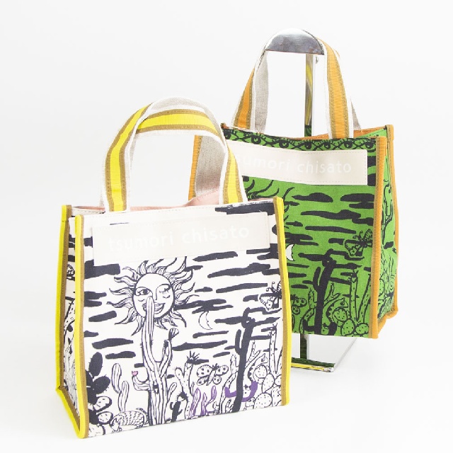 tsumori chisato　ツモリチサト　タイヨウとサボテン　ハンドバッグ　050785-0