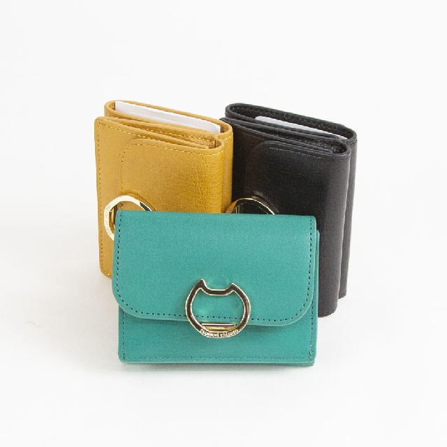 tsumori chisato　ツモリチサト　ネコオコシ　ミニ　三つ折り財布　57825-0