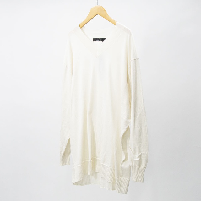 mizuiro ind　ミズイロインド　Vネックワイドプルオーバー　1-220059-1