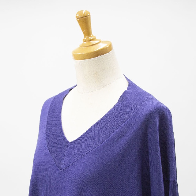 mizuiro ind　ミズイロインド　Vネックワイドプルオーバー　1-220059-7
