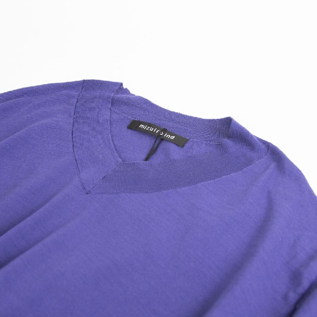 mizuiro ind　ミズイロインド　Vネックワイドプルオーバー　1-220059-8