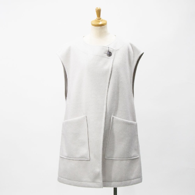 Y's for living　ワイズフォーリビング　シャギービーバー　ジレ　M26-T24-33-2