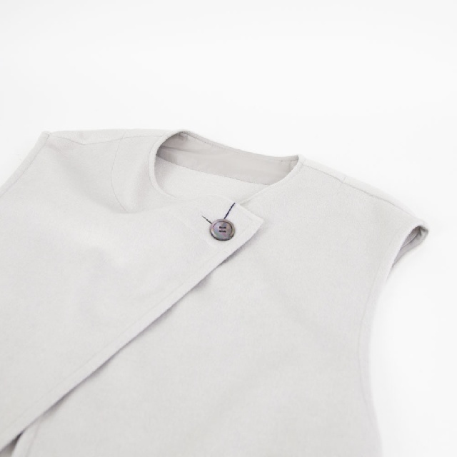 Y's for living　ワイズフォーリビング　シャギービーバー　ジレ　M26-T24-33-7