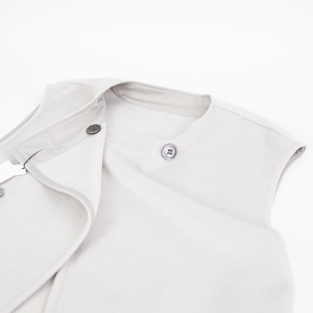 Y's for living　ワイズフォーリビング　シャギービーバー　ジレ　M26-T24-33-8