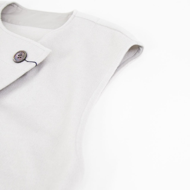 Y's for living　ワイズフォーリビング　シャギービーバー　ジレ　M26-T24-33-9