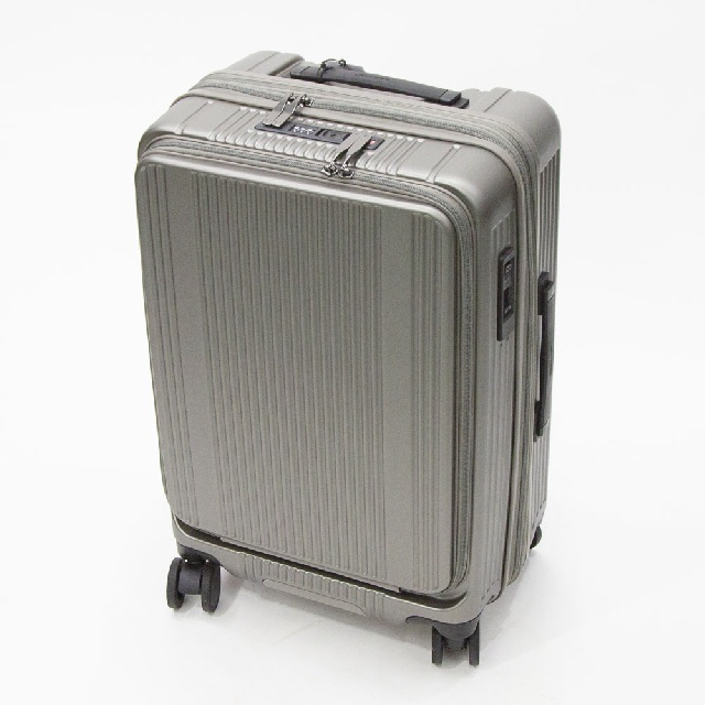 BERMAS　INTER CITY BS　 インターシティ　フロントオープン ファスナー キャリーケース 54L　60556-1