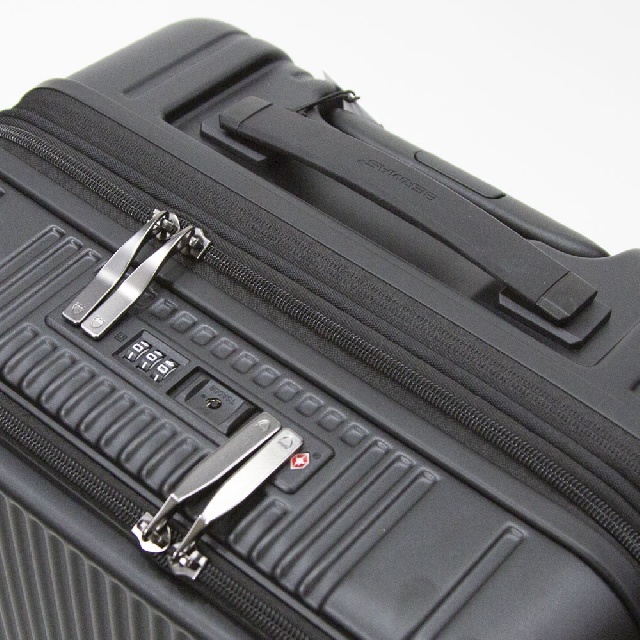 BERMAS　INTER CITY BS　 インターシティ　フロントオープン ファスナー キャリーケース 54L　60556-7