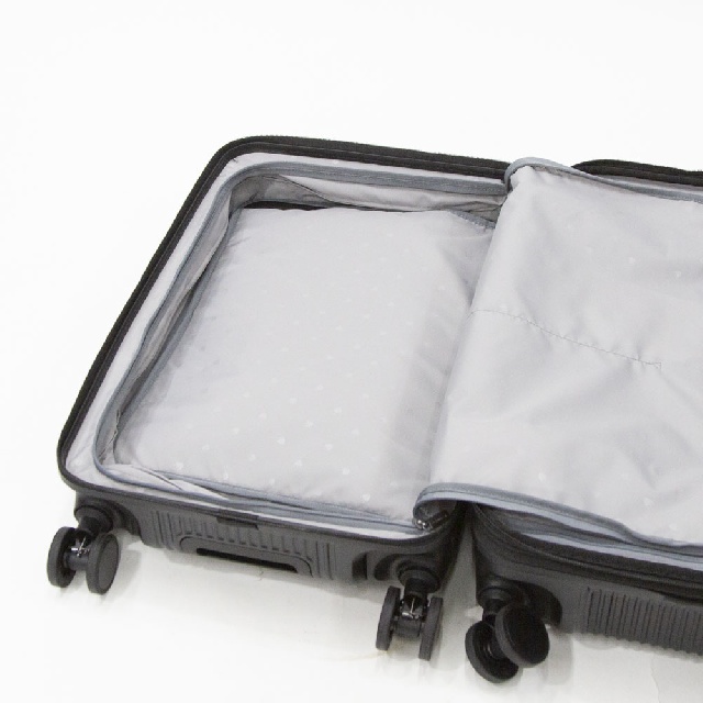 BERMAS　INTER CITY BS　 インターシティ　フロントオープン ファスナー キャリーケース 54L　60556-15