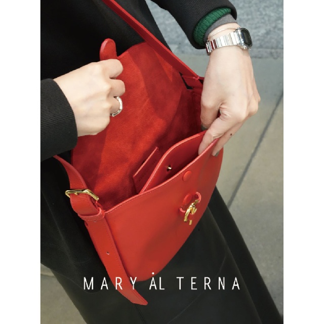 Mary Al Terna　メアリオルターナ　CLASP　フラップ ショルダーバッグ　MA6102BG-61-13