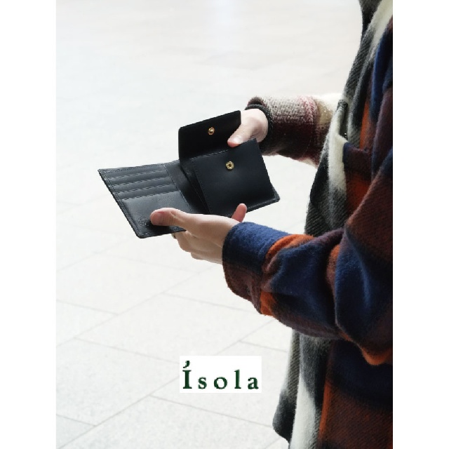 isola　アイソラ　カリオカ　エルバ　二つ折り財布　1010-12