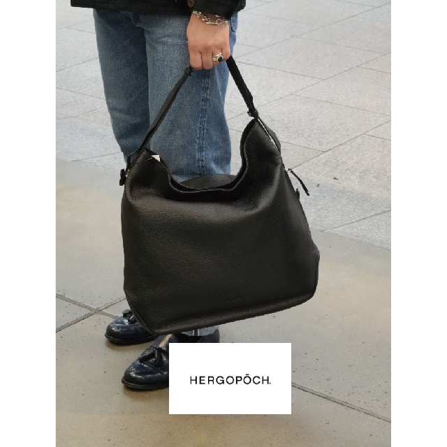 HERGOPOCH　エルゴポック　ソフトシュリンクレザー　アジャスターショルダーバッグ  TC-AS-15