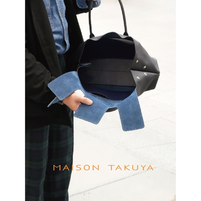 MAISON TAKUYA　メゾンタクヤ　Flap Brief Bag　German Shrunken Calf×Goat　フラップブリーフ　FBB-G-12