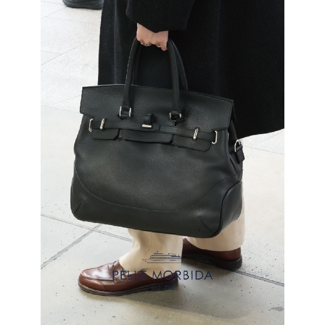 PELLE MORBIDA　ペッレモルビダ　Maiden Voyage　メイデンヴォヤージュ　フラップボストンバッグ(M)　MB026A-13