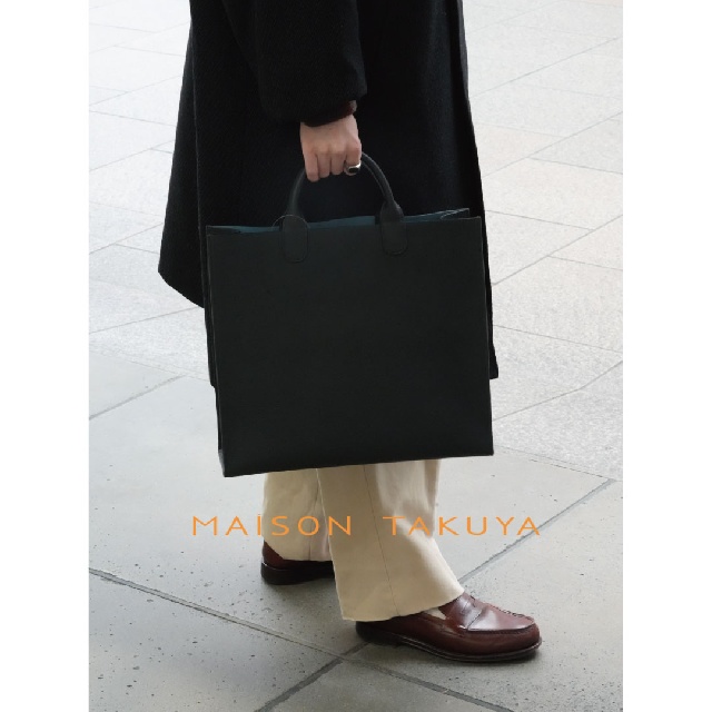 MAISON TAKUYA　メゾンタクヤ　Container Tote(M) German Shrunken Calf×Goat　コンテナトートM　ジャーマンシュランケンカーフ×ゴート CTNT(M)-11