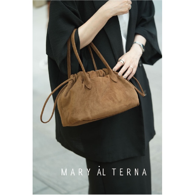Mary Al Terna 　メアリオルターナ　 WRING 　リング　マイクロスウェード　ミニハンドバッグ　 MA5227BG-38-12