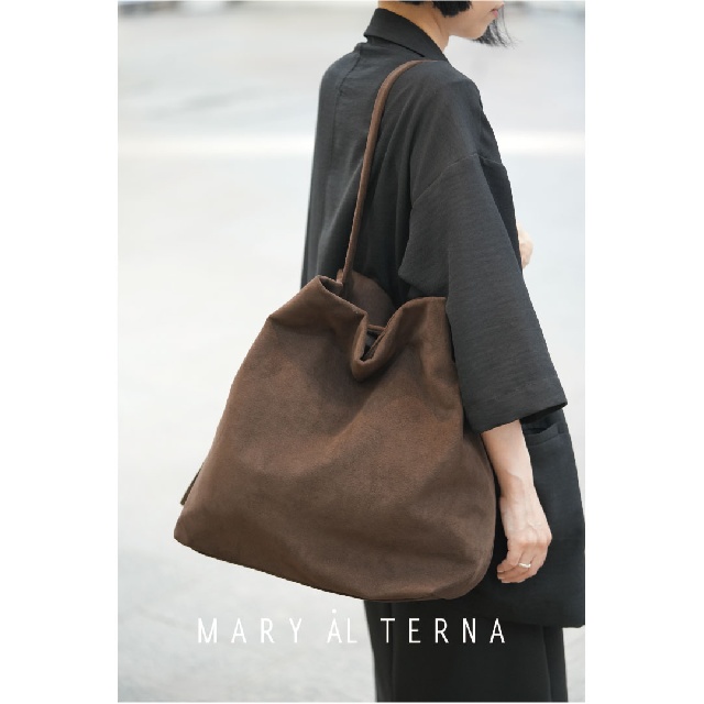 Mary Al Terna 　メアリオルターナ　 WRAPPING 　ラッピング　マイクロスウェード　トートバッグ　 MA5227BG-17-12