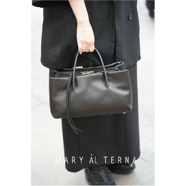 Mary Al Terna 　メアリオルターナ　 RIKYU 　利休　アノネイシュリンクレザー　ミニトートボストン　 MA5207BG-51-11