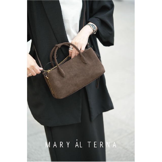 Mary Al Terna 　メアリオルターナ　 RIKYU 　利休　マイクロスウェード　ショルダーバッグ　 MA5227BG-52-14