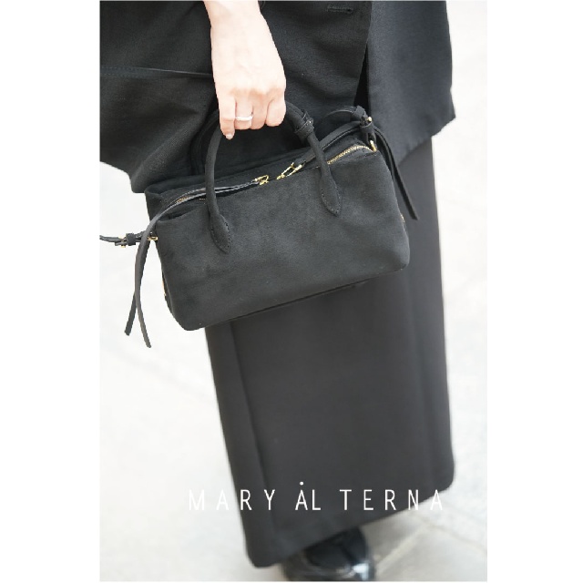 Mary Al Terna 　メアリオルターナ　 RIKYU 　利休　マイクロスウェード　ショルダーバッグ　 MA5227BG-52-15
