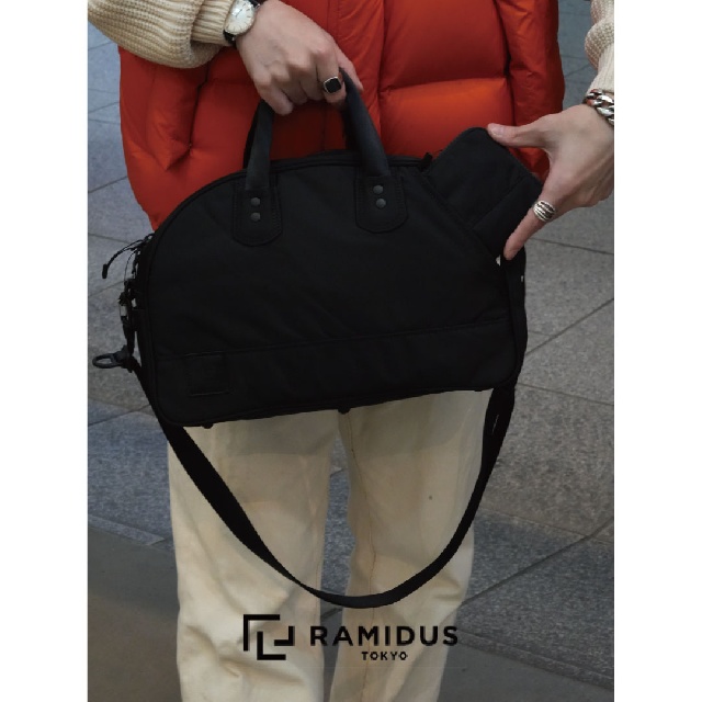 RAMIDUS　BLACK BEAUTY　2WAY BOSTON BAG　(S)　ラミダス　ブラックビューティー　2WAYボストンバッグ　S　B011050-12