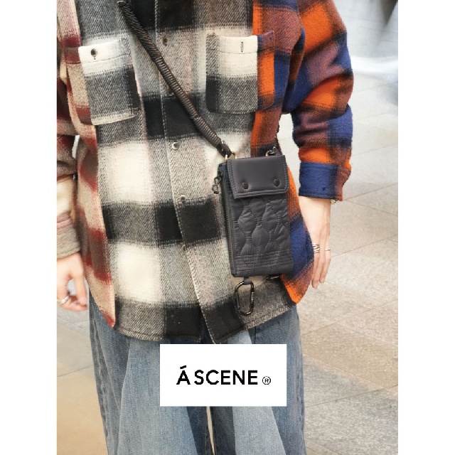 A SCENE　エーシーン　Dock in pouch quilt　キルト ドックインポーチ　AS02-043-17