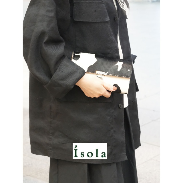 isola　アイソラ　ヘアカーフ　マルタ　3段錠 財布　2302-8