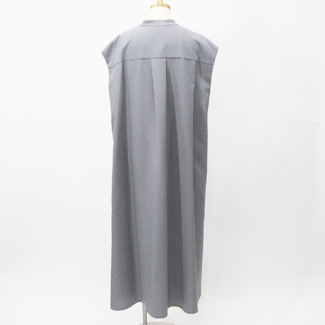 MIDIUMISOLID　ミディウミソリッド　アシンメトリープリーツノースリーブワンピース　1-15211161-4