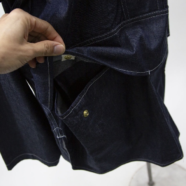 MidiUmi　ミディウミ　デニムカバーオール　1-730083-7