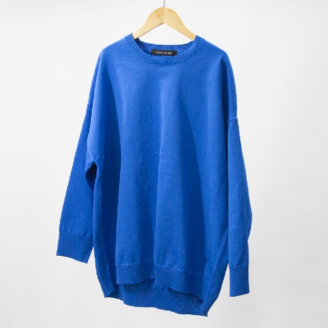mizuiro ind　ミズイロインド　クルーネックワイドプルオーバー　1-220077-3