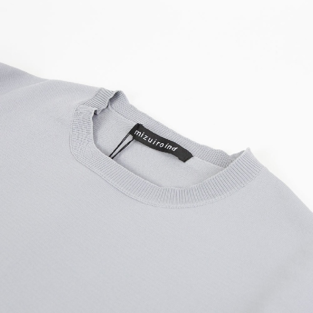mizuiro ind　ミズイロインド　クルーネックワイドプルオーバー　1-220077-10