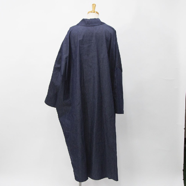 mizuiro ind　ミズイロインド　デニムワイドシャツワンピース　1-250083-3