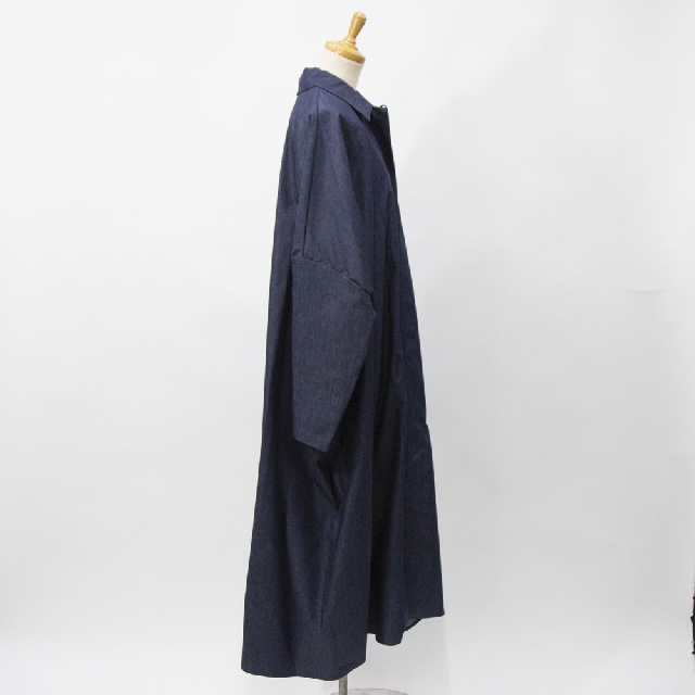 mizuiro ind　ミズイロインド　デニムワイドシャツワンピース　1-250083-4