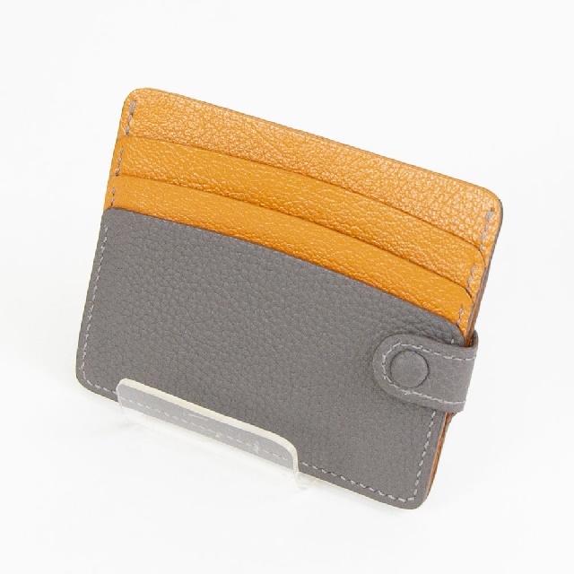 MAISON TAKUYA　メゾンタクヤ　Flat Bill Card Case(S)　German Shrunken Calf×Goat　フラットビル カードケースS　ジャーマンシュランケンカーフ×ゴート FBC(S)-2