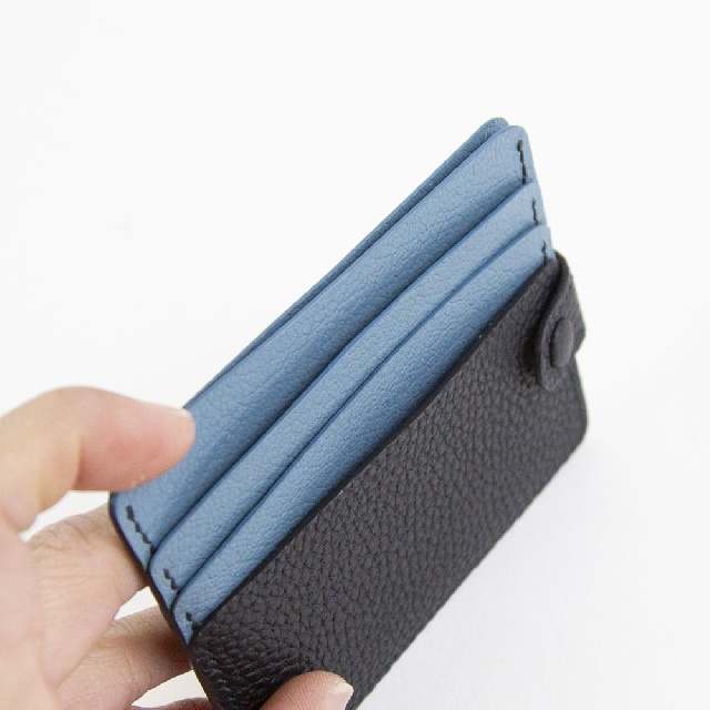 MAISON TAKUYA　メゾンタクヤ　Flat Bill Card Case(S)　German Shrunken Calf×Goat　フラットビル カードケースS　ジャーマンシュランケンカーフ×ゴート FBC(S)-8