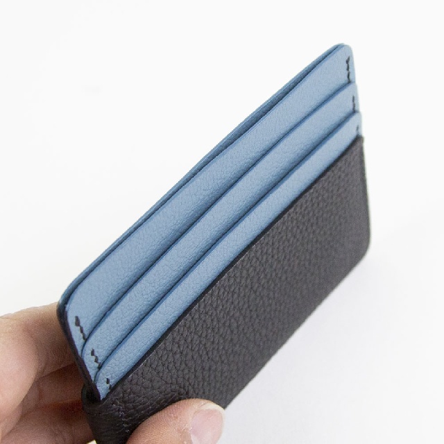 MAISON TAKUYA　メゾンタクヤ　Flat Bill Card Case(S)　German Shrunken Calf×Goat　フラットビル カードケースS　ジャーマンシュランケンカーフ×ゴート FBC(S)-9