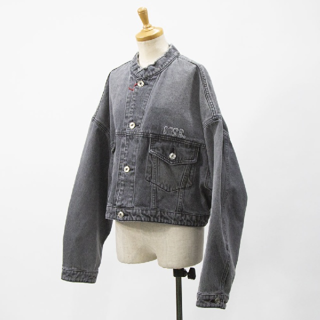 M53　エムゴーサン　ノーカラーデニムジャケット　MJ-064-0