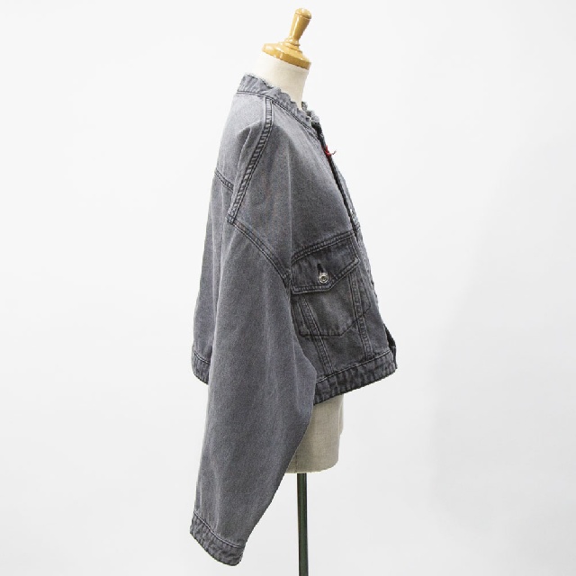 M53　エムゴーサン　ノーカラーデニムジャケット　MJ-064-4