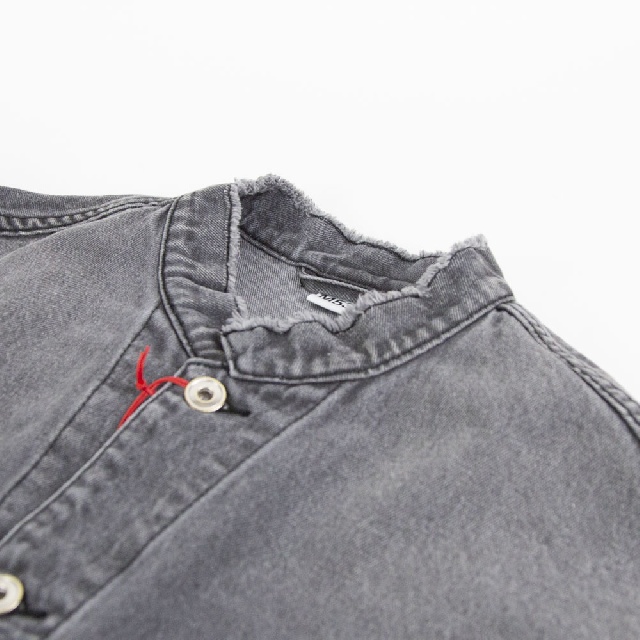 M53　エムゴーサン　ノーカラーデニムジャケット　MJ-064-8