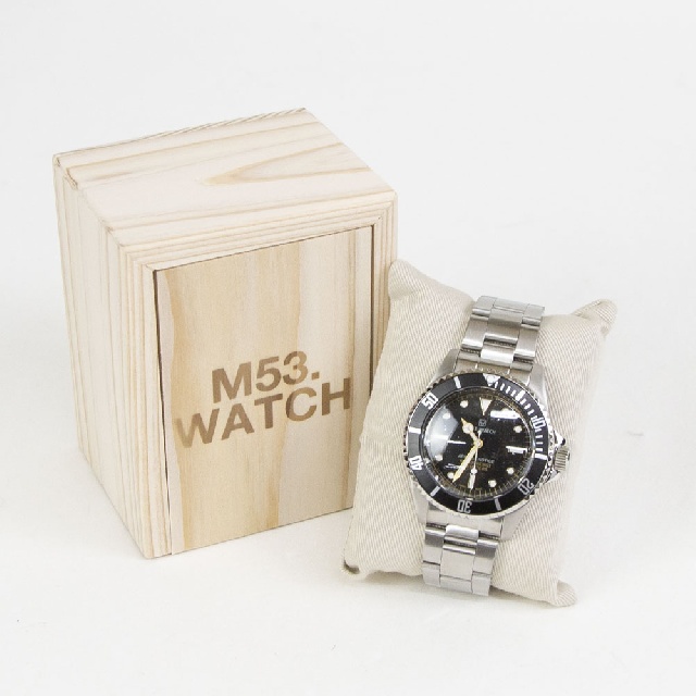 M53　エムゴーサン　MK3 ステンレス　ARRIVAL NOTICE 　ダイバーズウォッチ　MW-003S-0