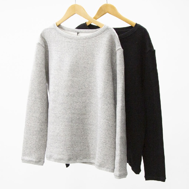 BIQUI par ateliers PENELOPE 　ビキ パル アトリエペネロープ　Barco　バルコ　裏起毛カットソー　BBT-033-0