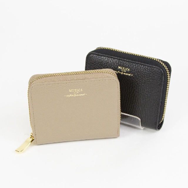 MUZICA　ムジカ　イタリアンレザー　ラウンド折財布　M1105-0