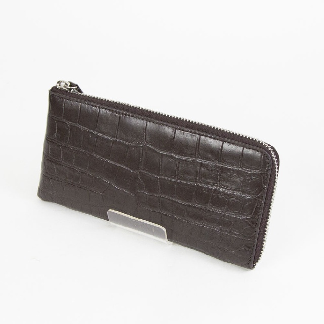 ESPECIAL　エスペシャル　クロコ　L字長財布　GCR-8505-1