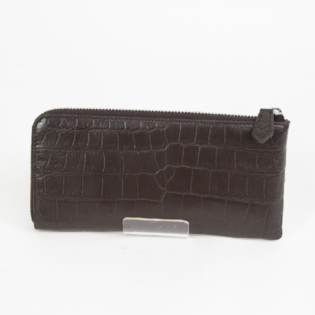 ESPECIAL　エスペシャル　クロコ　L字長財布　GCR-8505-4