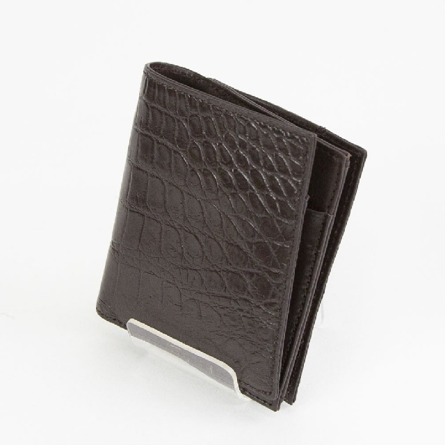 ESPECIAL　エスペシャル　クロコ　折財布　GCR-8503-1