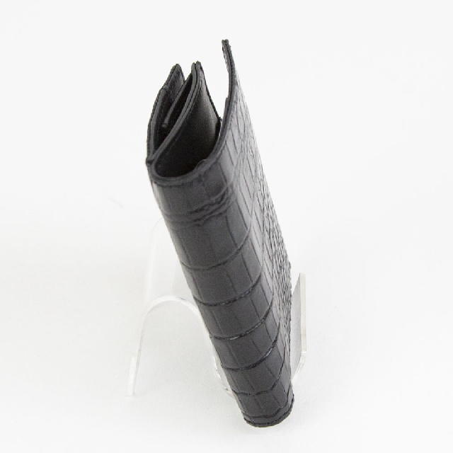 ESPECIAL　エスペシャル　クロコ　折財布　GCR-8503-5