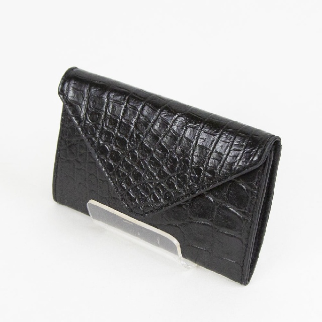 ESPECIAL　エスペシャル　クロコ　名刺入れ　GCR-8502-1
