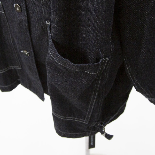 mizuiro ind　ミズイロインド　ワイドデニムカバーオール　1-270039OW-6