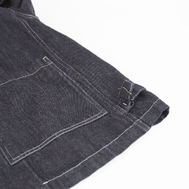 mizuiro ind　ミズイロインド　ワイドデニムカバーオール　1-270039OW-10
